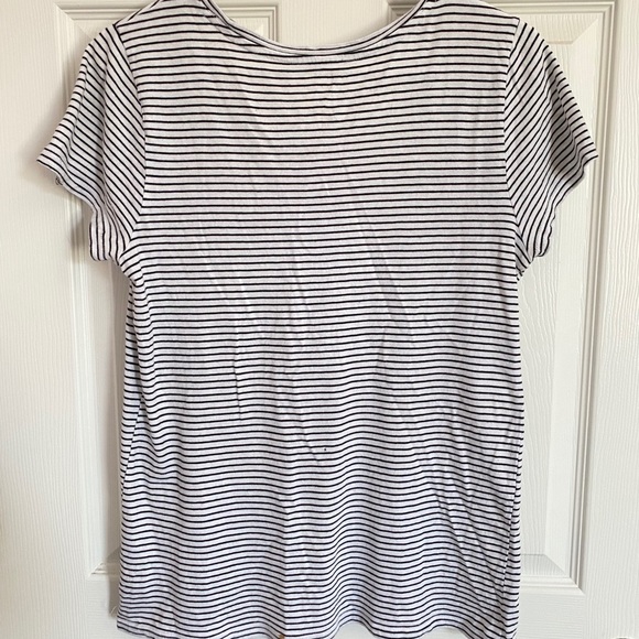 black and white striped shirt - Picture 3 of 5